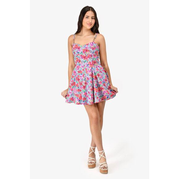 Amanda Uprichard Dresses & Skirts - Amanda Uprichard Pink Floral Analeva Dress Women Size Small Formosa